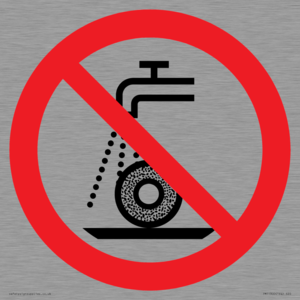 Prohibition: Do not use for wet grinding